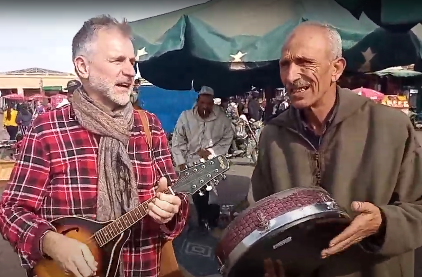 Mandolin at Djemaa el-Fna, Marrakesh